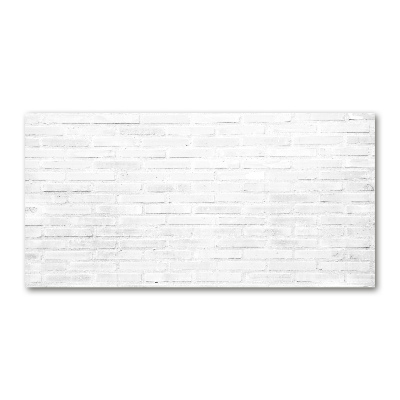 Glass art print Brick wall