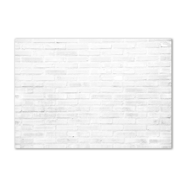 Glass art print Brick wall