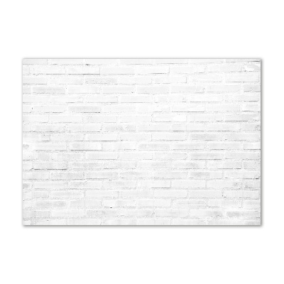 Glass art print Brick wall