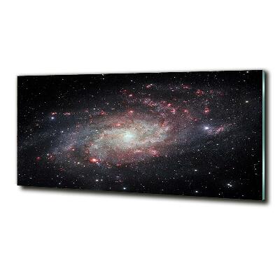 Glass wall art Nebula