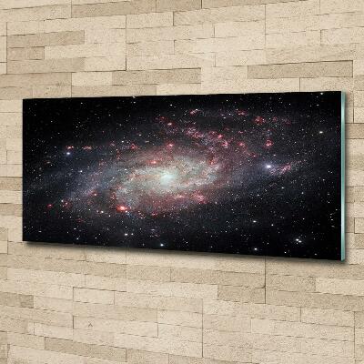 Glass wall art Nebula