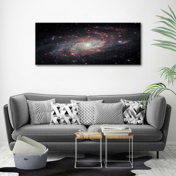 Glass wall art Nebula