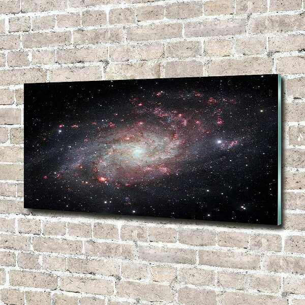 Glass wall art Nebula