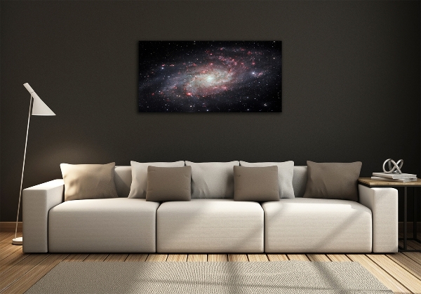 Glass wall art Nebula