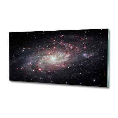 Glass wall art Nebula