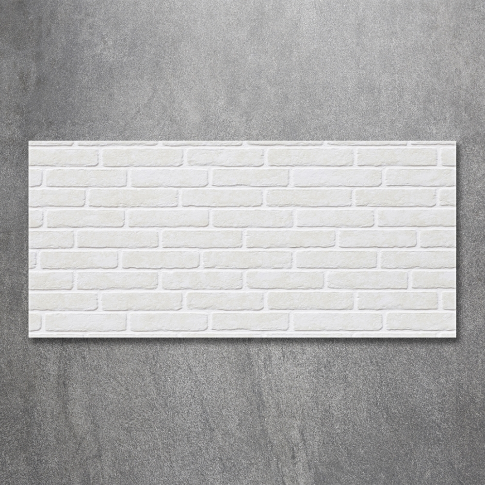 Glass art picture Brick wall