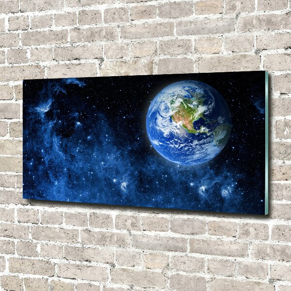 Wall art on glass Globe