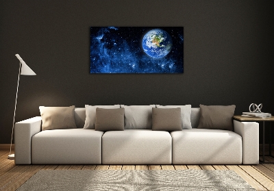 Wall art on glass Globe