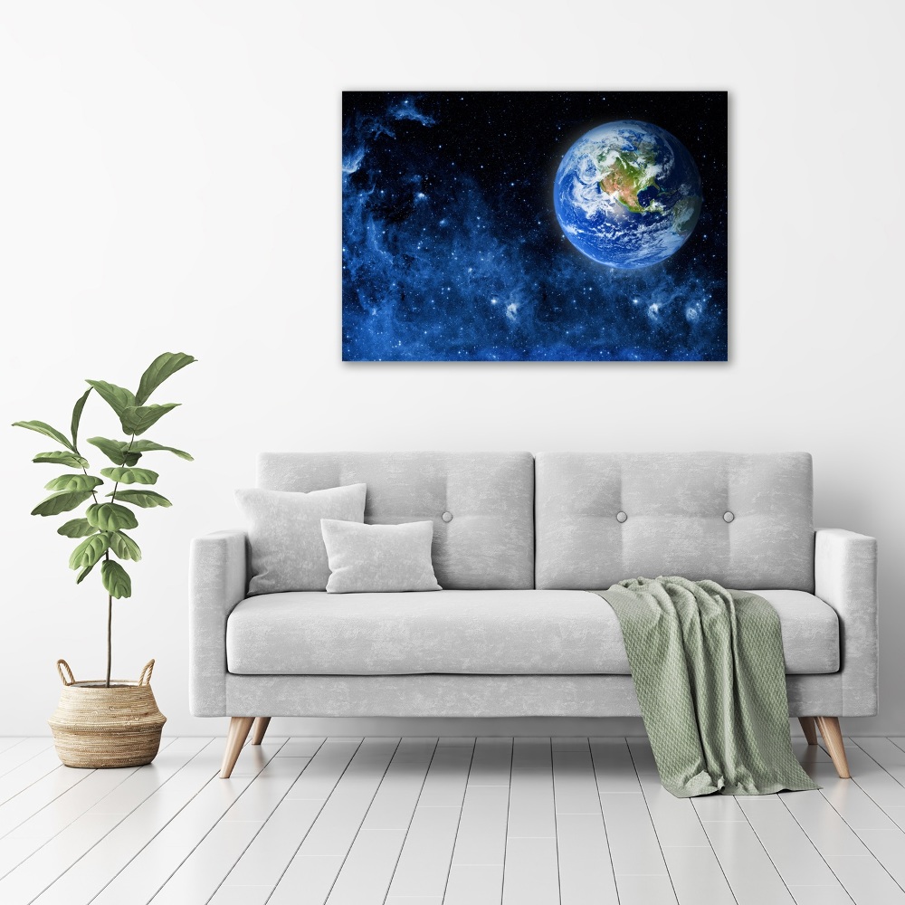 Wall art on glass Globe