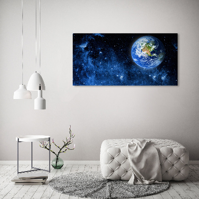 Wall art on glass Globe