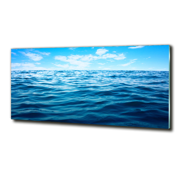 Photo printed on glass Sea water