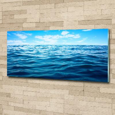 Photo printed on glass Sea water