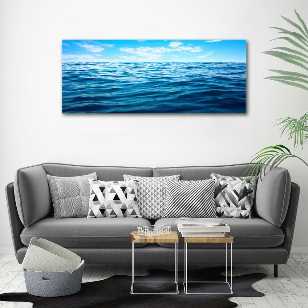 Photo printed on glass Sea water