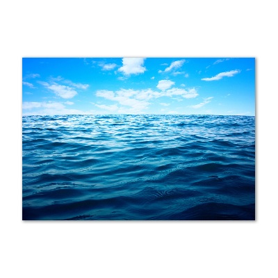 Photo printed on glass Sea water