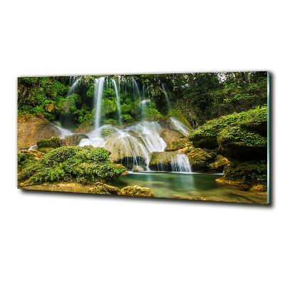 Glass art picture Waterfall