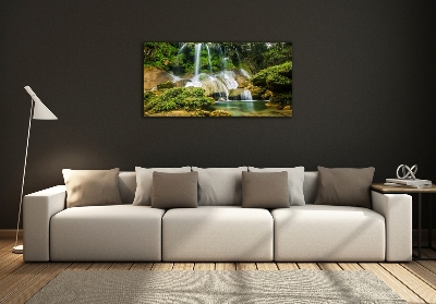 Glass art picture Waterfall