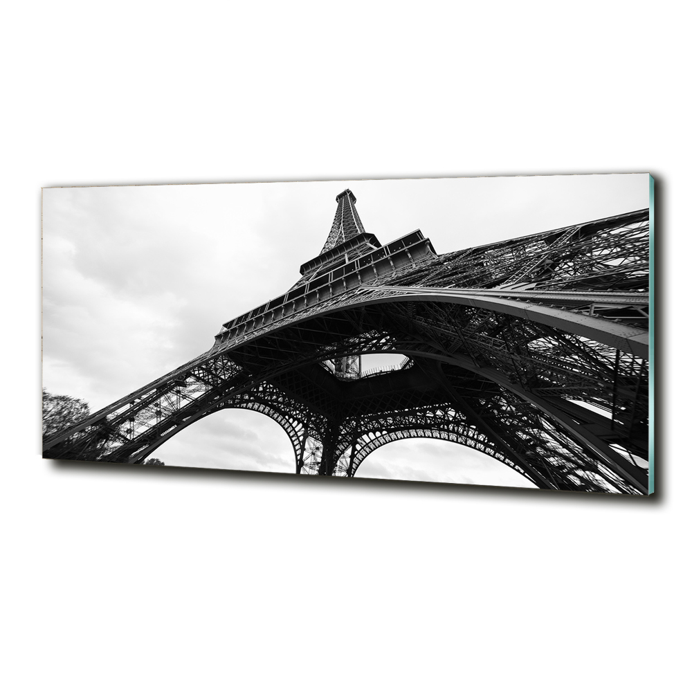 Wall art on glass Eiffel paris tower