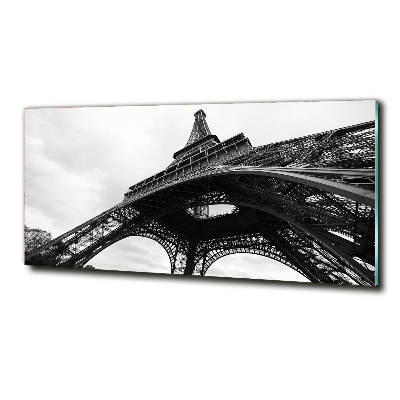 Wall art on glass Eiffel paris tower