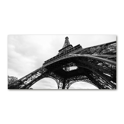 Wall art on glass Eiffel paris tower