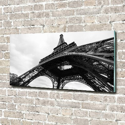 Wall art on glass Eiffel paris tower