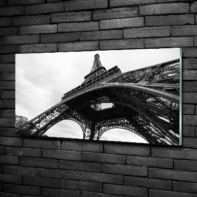 Wall art on glass Eiffel paris tower