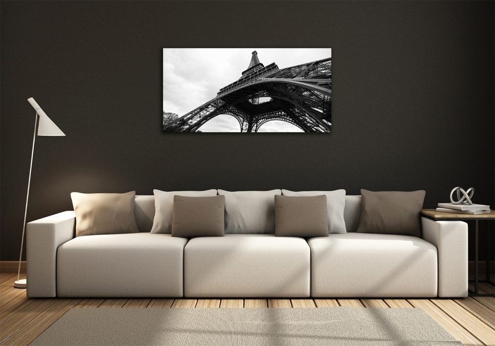 Wall art on glass Eiffel paris tower