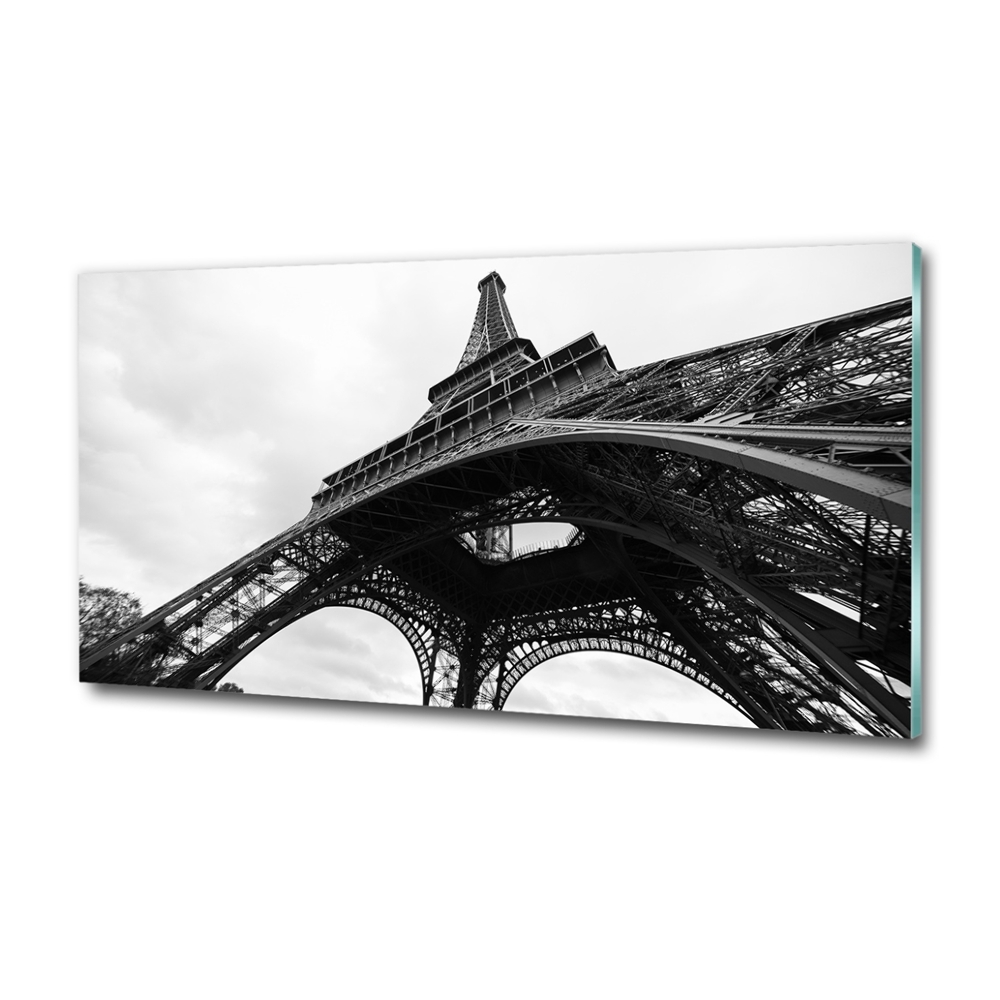 Wall art on glass Eiffel paris tower