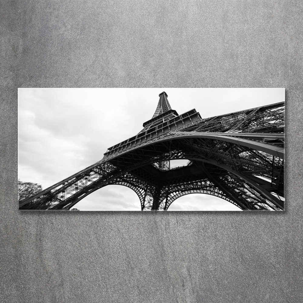 Wall art on glass Eiffel paris tower