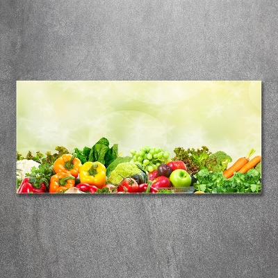 Glass picture print Vegetables