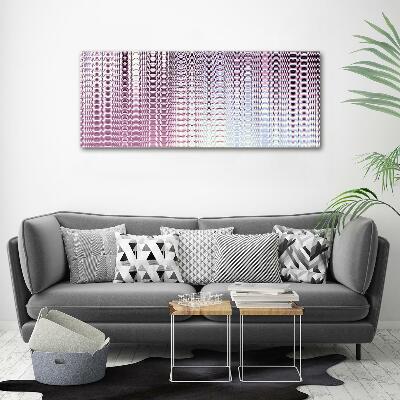 Printed glass wall art Fractal graphics