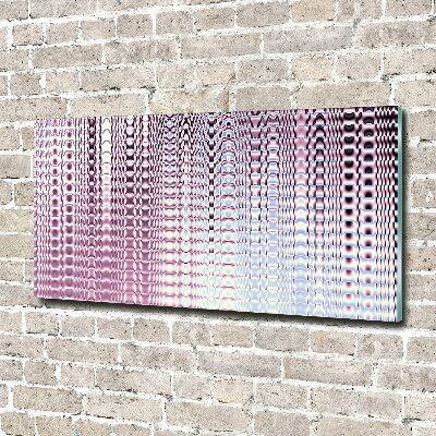 Printed glass wall art Fractal graphics