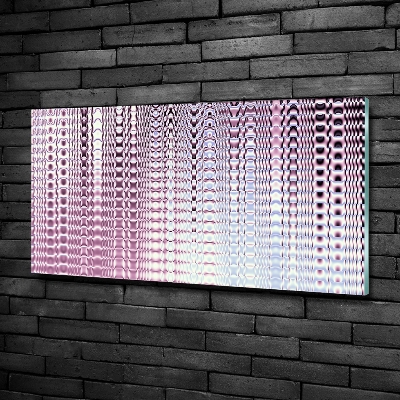 Printed glass wall art Fractal graphics