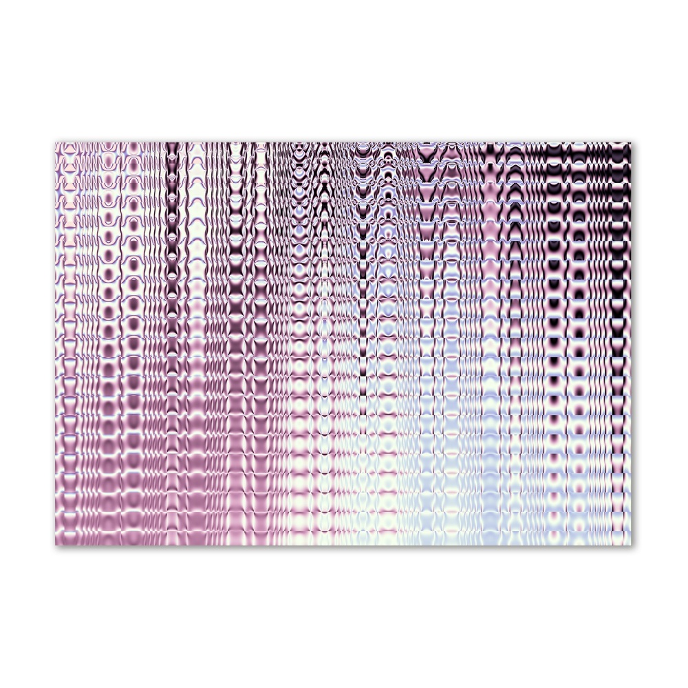 Printed glass wall art Fractal graphics