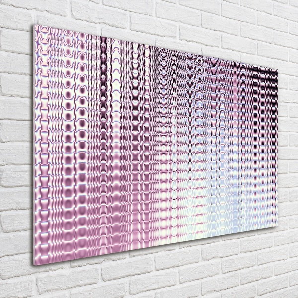 Printed glass wall art Fractal graphics