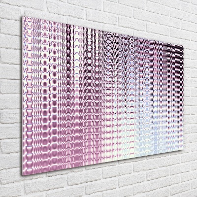 Printed glass wall art Fractal graphics