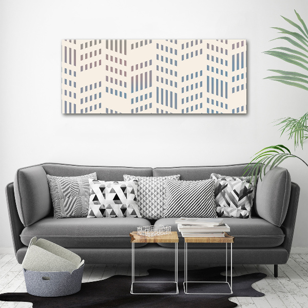 Photo printed on glass Geometric background