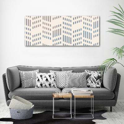 Photo printed on glass Geometric background