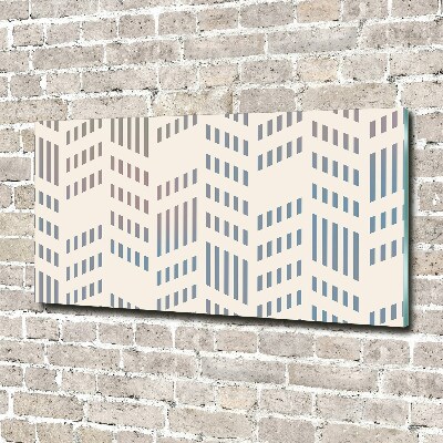 Photo printed on glass Geometric background