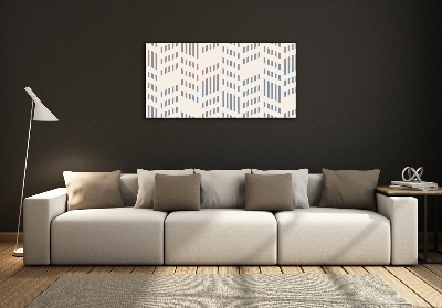 Photo printed on glass Geometric background