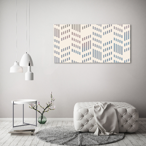 Photo printed on glass Geometric background