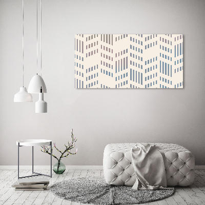 Photo printed on glass Geometric background