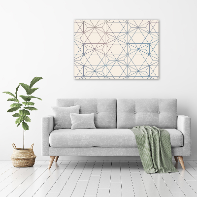 Photo printed on glass Geometric background