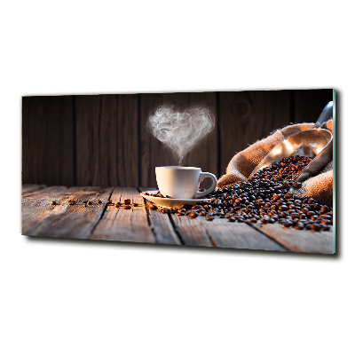 Glass picture print Cup of coffee