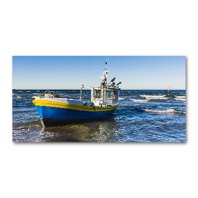 Photo printed on glass Chapel at sea