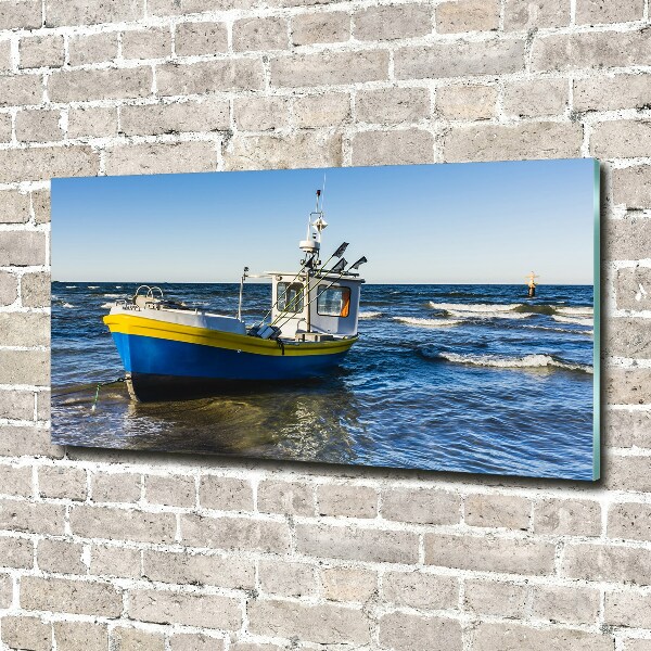 Photo printed on glass Chapel at sea