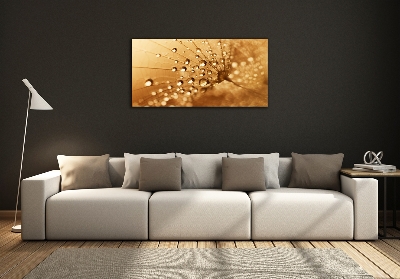 Glass art print Dandelion