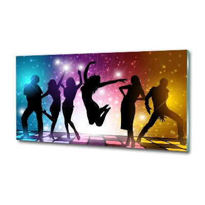 Photo printed on glass Disco