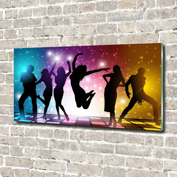 Photo printed on glass Disco