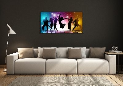 Photo printed on glass Disco