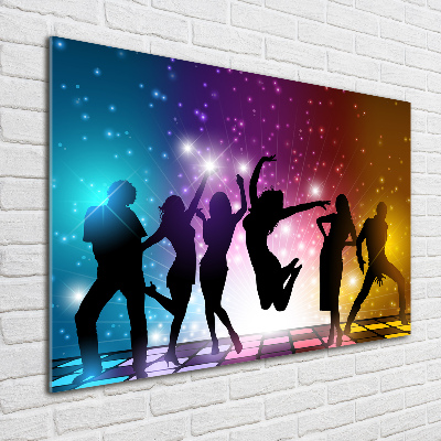 Photo printed on glass Disco